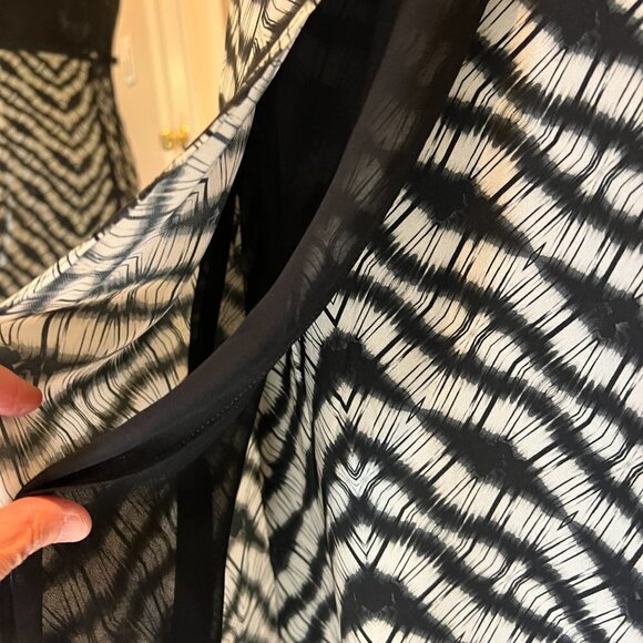 NWT Iris Setlakwe Designer Black and white sleeveless dress, Size 0 - Picture 6 of 14